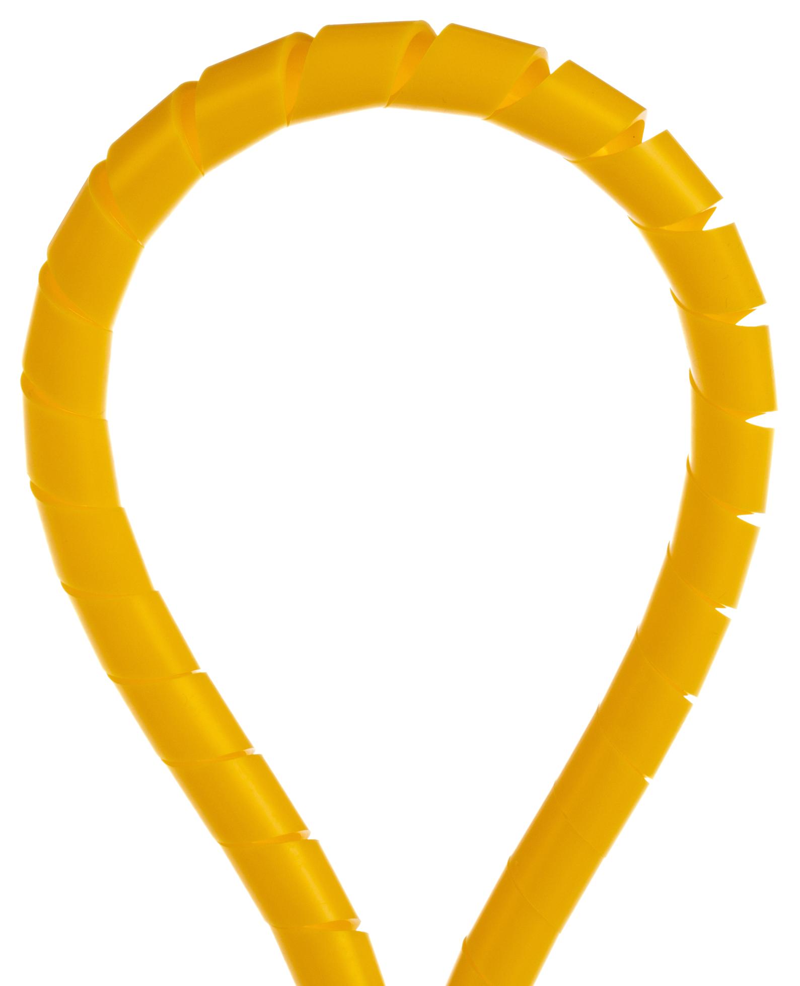T50F-TL4Y SPIRAL WRAP, .50" X 250',YELLOW,1RL PANDUIT