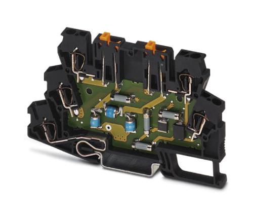 TT-ST-M-2-PE-24DC SURGE PROTECT, 10KA, 30VDC, DIN RAIL PHOENIX CONTACT