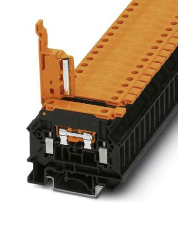 UK 5-HEDI N TERM BLOCK, DIN RAIL, 2WAYS, 6MM2, SCREW PHOENIX CONTACT