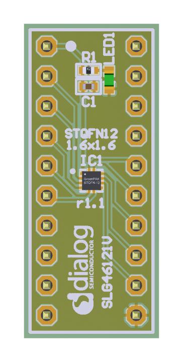 SLG46108V-DIP 20-PIN DIP PROTO BOARD RENESAS