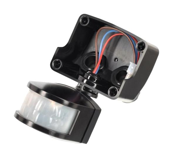 LEDPROSLB DEDICATED PIR DETECTOR, 180DEG, 12M, BLK TIMEGUARD