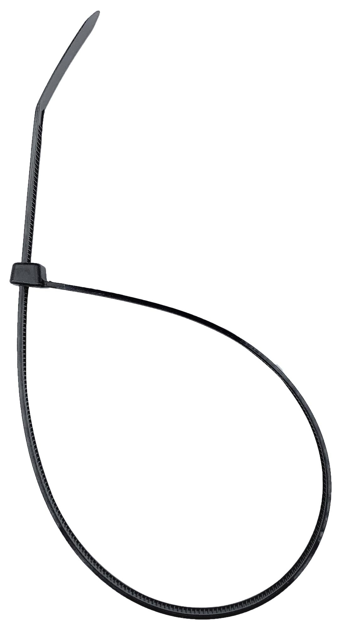 PEL01455 CABLE TIE 550 X 7.6MM BLACK 100/PK PRO ELEC