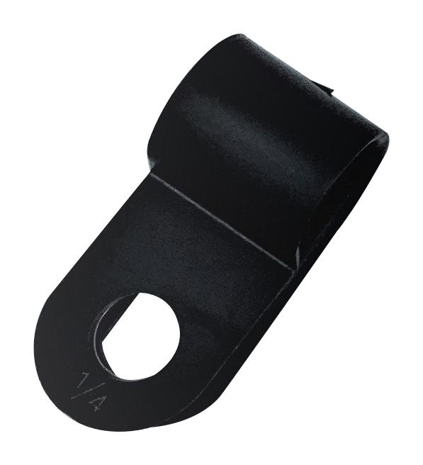PELB0196 CABLE CLAMP, NYLON 6.6, 7.9MM, BLACK PRO ELEC
