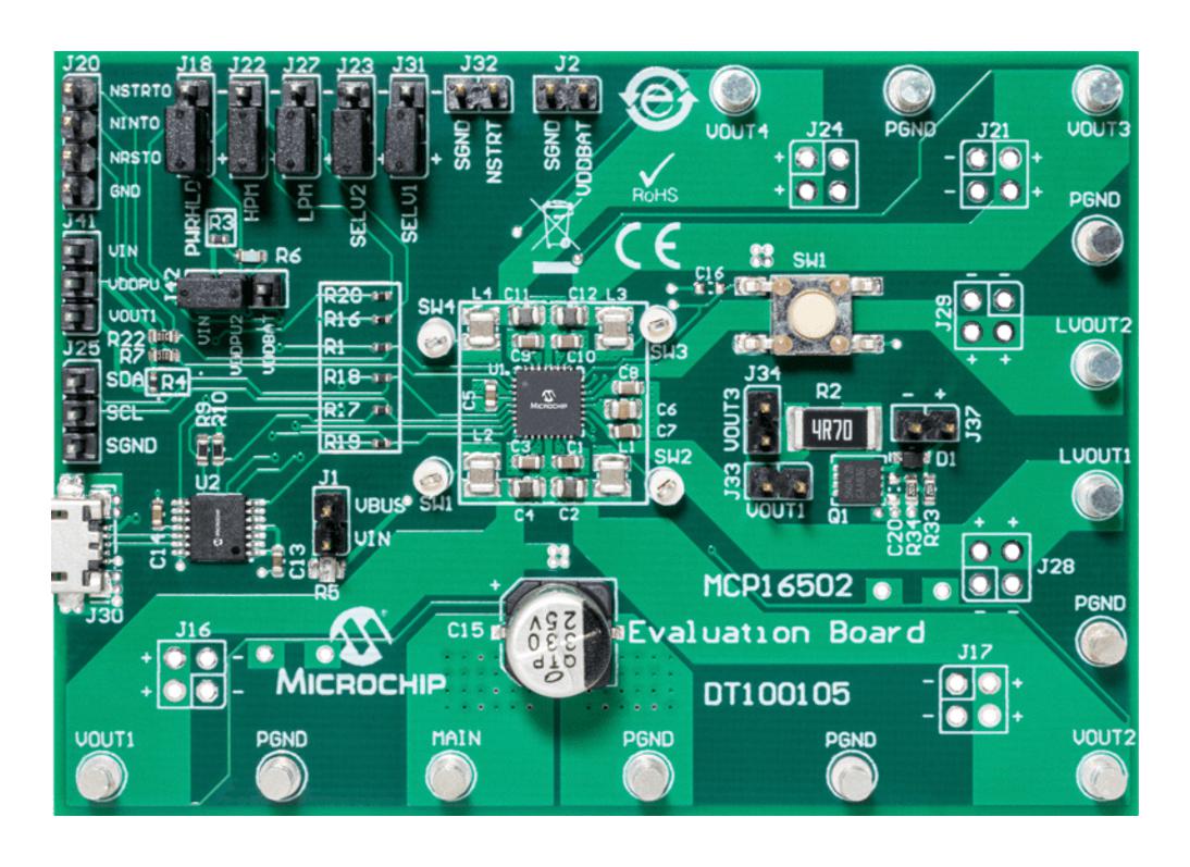 DT100105 EVAL BOARD, BUCK REGULATOR MICROCHIP