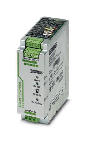 QUINT-PS/60-72DC/24DC/10/CO DC/DC CNVTR, F/ADJ, 1O/P, 24V, 10A, 240W PHOENIX CONTACT