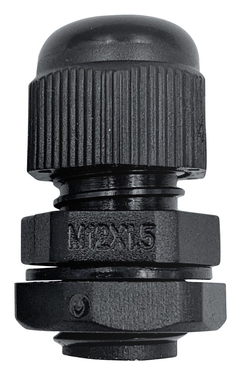 PELB0261 CABLE GLAND, PA/NBR, 3MM-6.5MM, BLACK PRO ELEC
