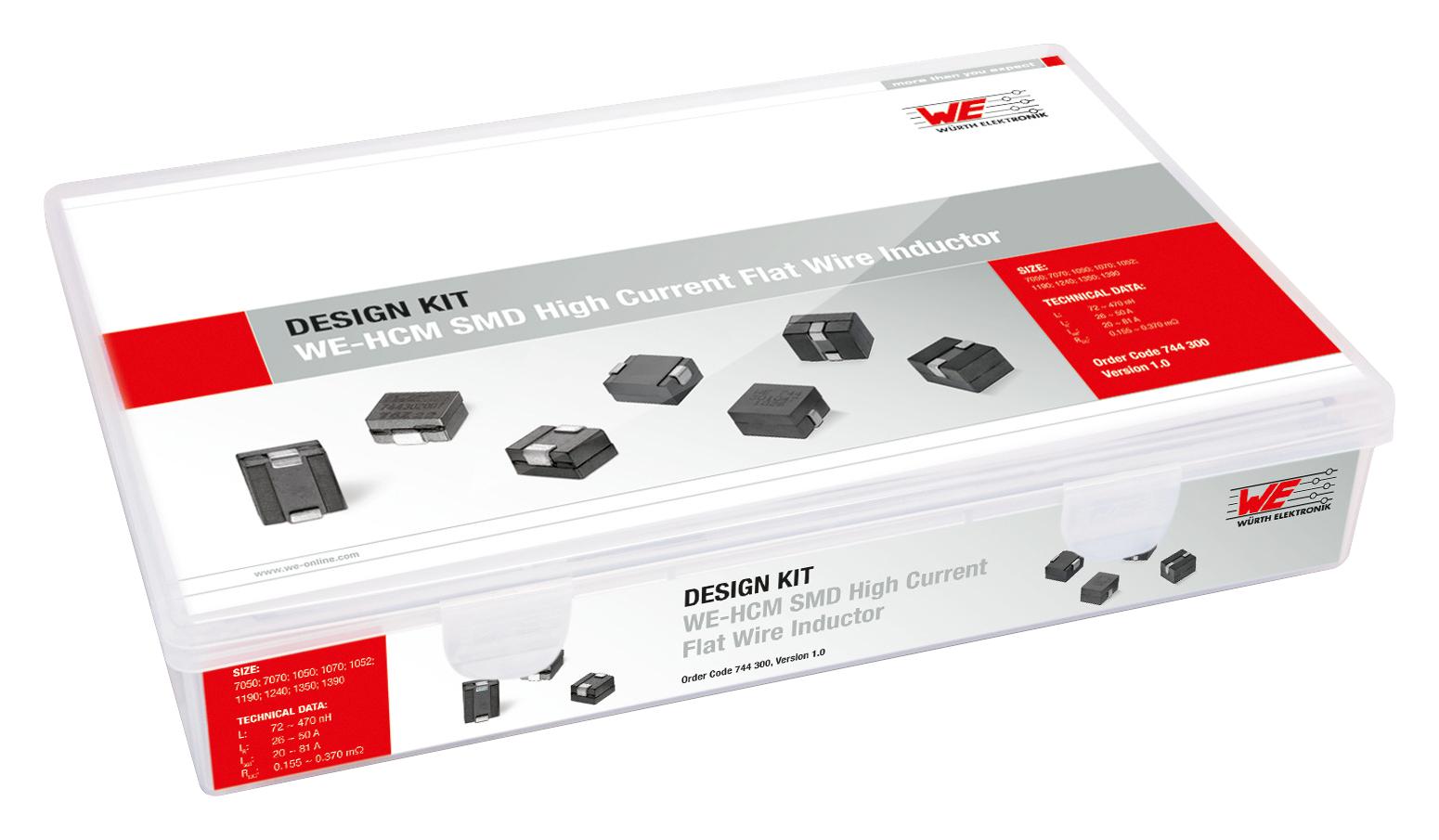 744300 FLAT WIRE INDUCTOR KIT, SMD WURTH ELEKTRONIK