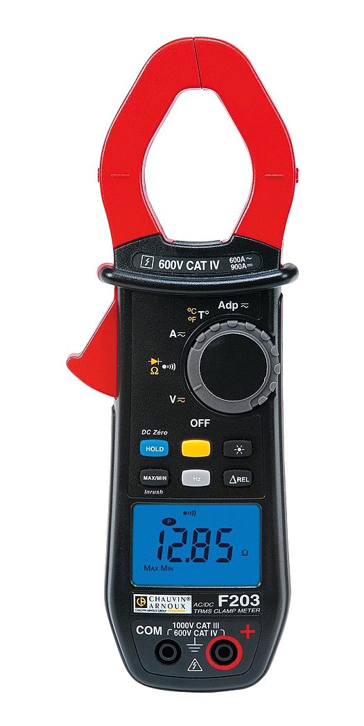 P01120923 TRMS CLAMP MULTIMETER, 600A, 6000COUNT CHAUVIN ARNOUX