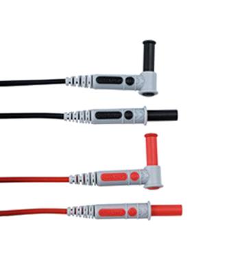 P01295453Z TEST LEAD, 4MM PLUG- R/A PLUG, 2PC CHAUVIN ARNOUX