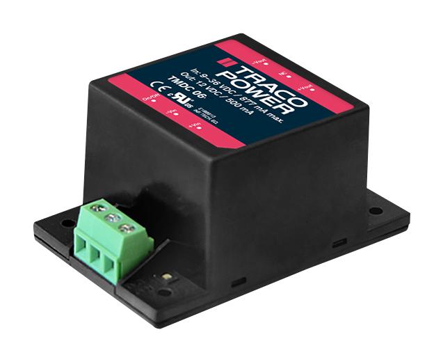 TMDC 06-7213H DC-DC CONVERTER, 15V, 0.4A TRACO POWER