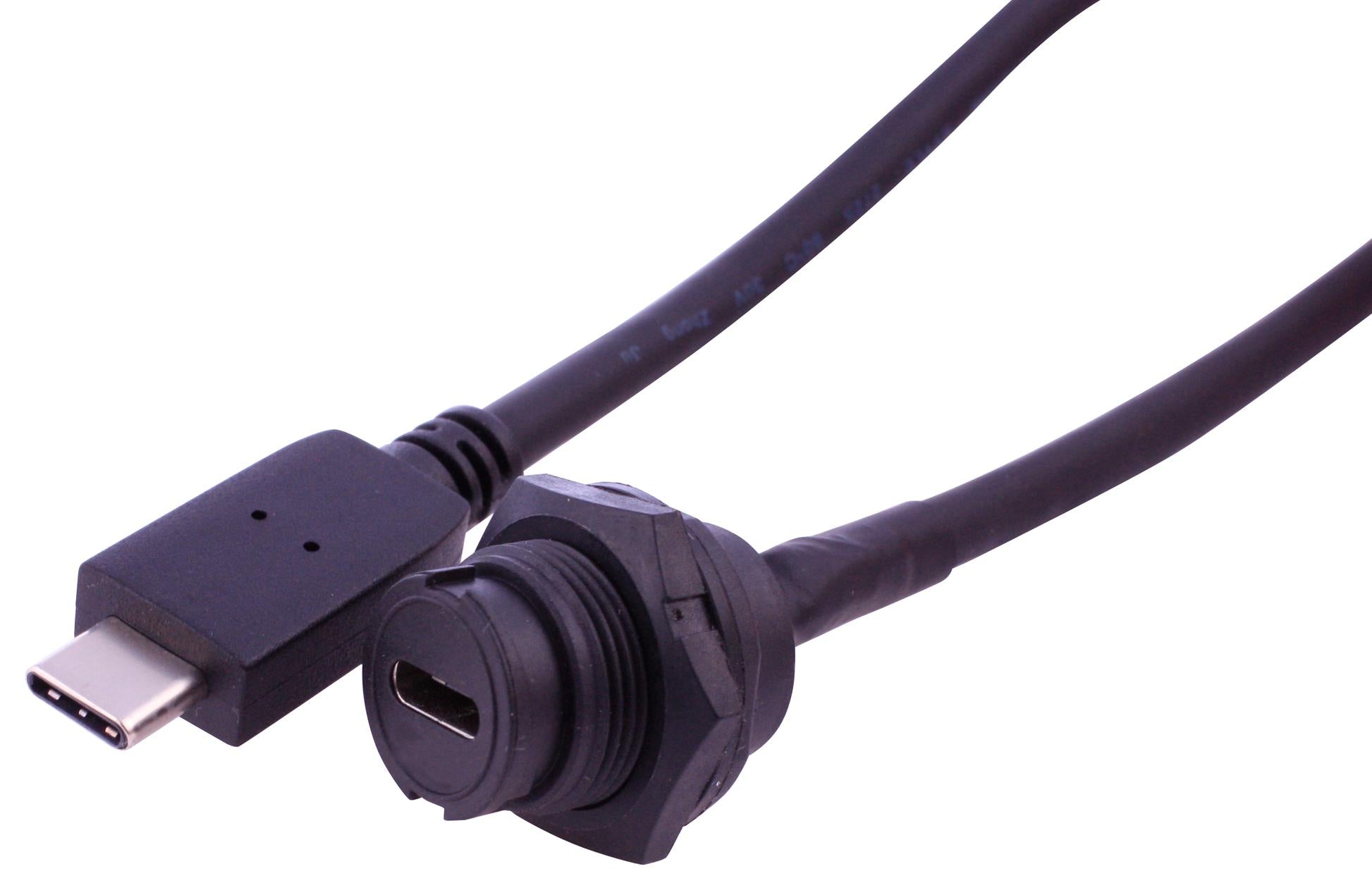 MP002445 USB CABLE, 3.1, C2 C RCPT-C PLUG, 100MM MULTICOMP PRO