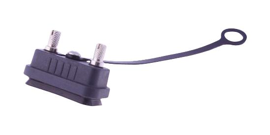 MP002486 DUST CAP, D-SUB SS SCREW PANEL, BLACK MULTICOMP PRO