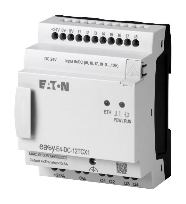 EASY-E4-DC-12TCX1 CONTROL RELAY W/DISPLAY, 24VDC EATON MOELLER