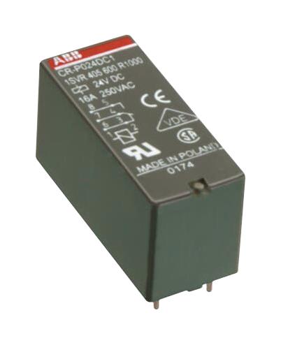 1SVR405601R8000 POWER RLY, DC, DPDT, 110VDC, 8A, 250V ABB
