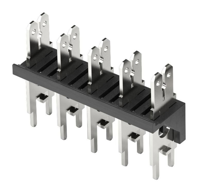 638307222005 CONN, HEADER, STAMPED TAB, 5P, 7.62MM WURTH ELEKTRONIK