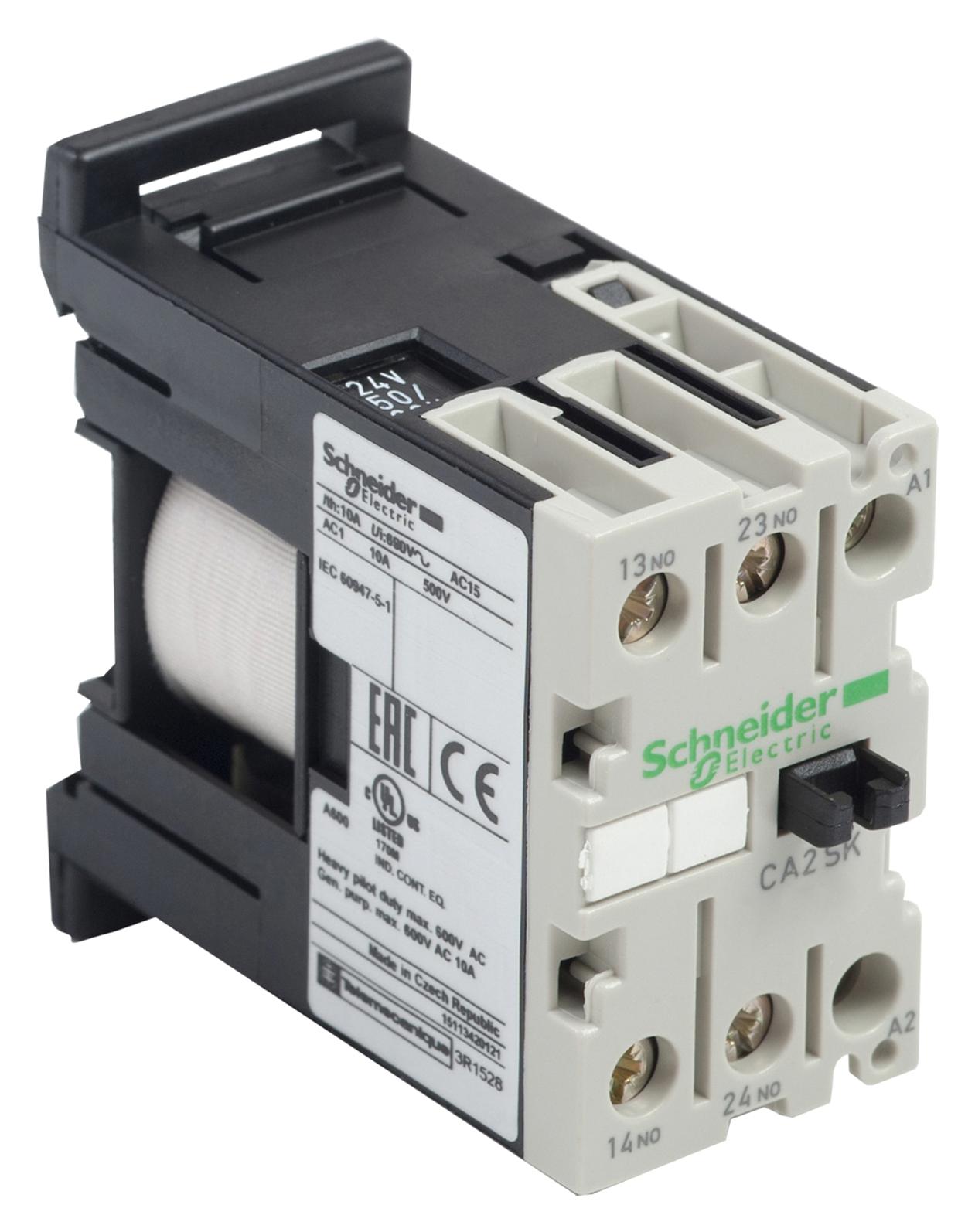 CA2SK11F7 CONTACTOR, SPST-NO/NC, 110VAC, DIN RAIL SCHNEIDER ELECTRIC