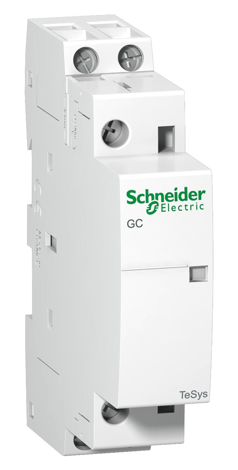 GC1620B5 CONTACTOR, DPST-NO, 24VAC, DIN RAIL SCHNEIDER ELECTRIC
