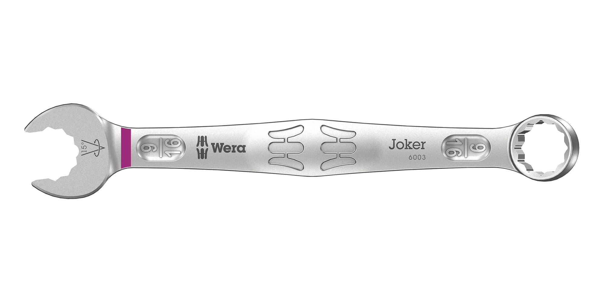 6003 JOKER 9/16" JOKER RING SPANNER, 9/16", 167MM WERA