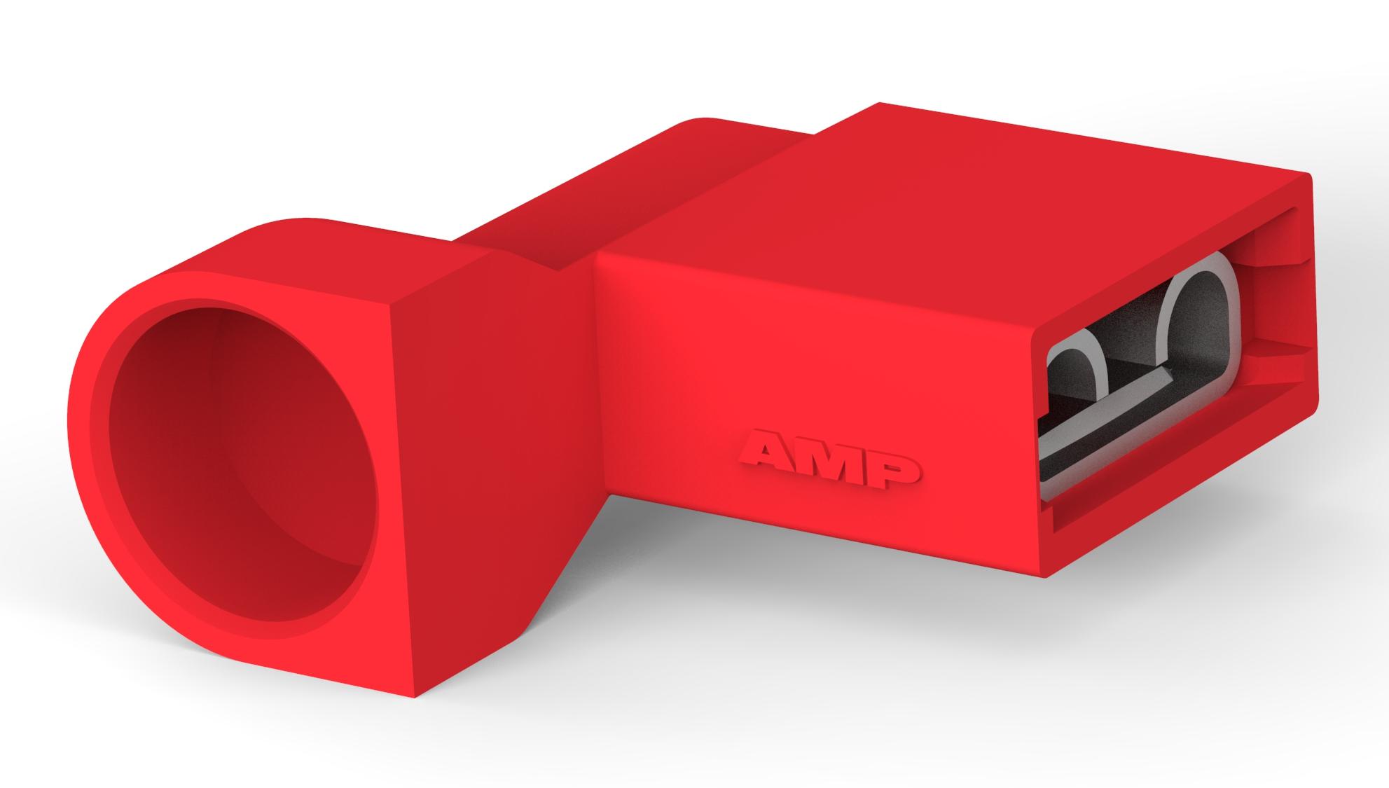 2-520856-2 QUICK DIS TERM, FEMALE, 6.35 X 0.81MM AMP - TE CONNECTIVITY