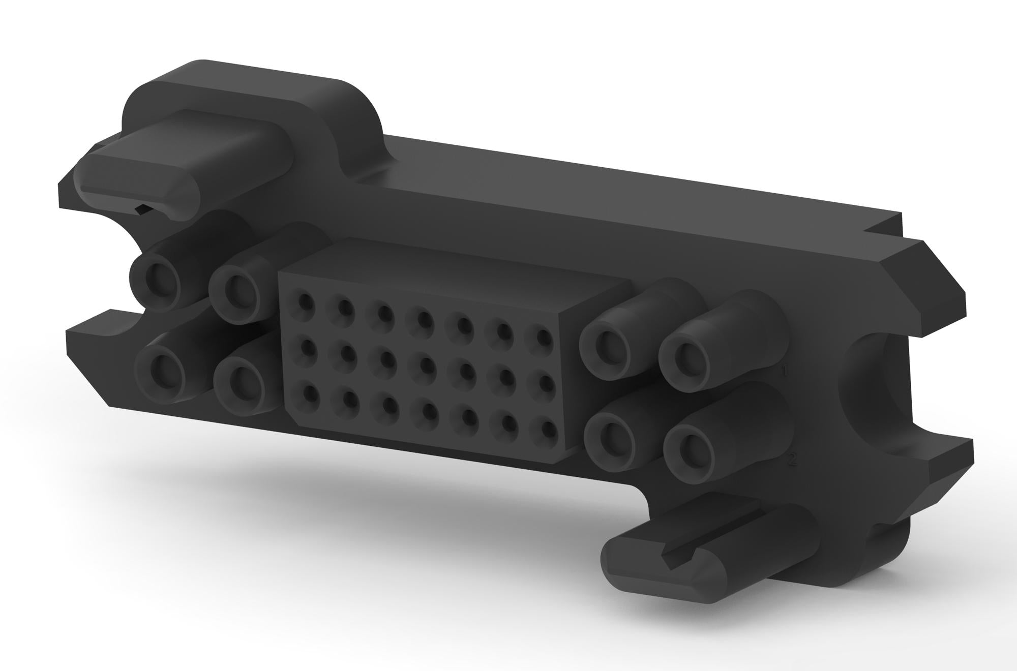 1648206-1 CONNECTOR HOUSING, RCPT, 29POS ELCON - TE CONNECTIVITY