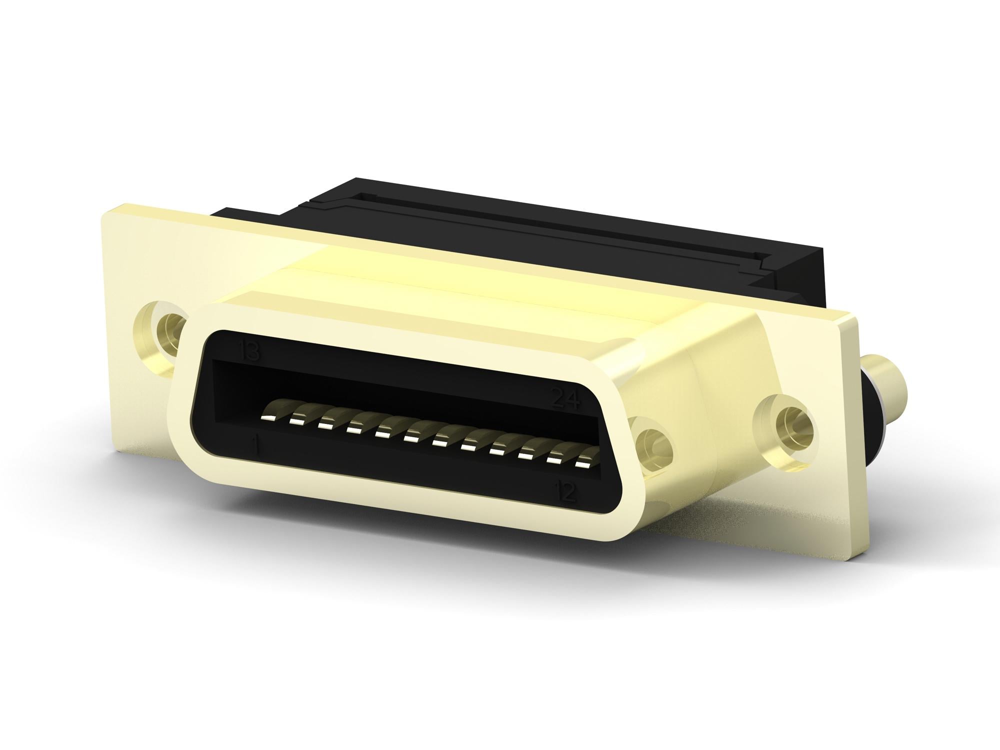 5554434-1 D SUB CONN, RCPT, 24POS, IDC / IDT AMP - TE CONNECTIVITY