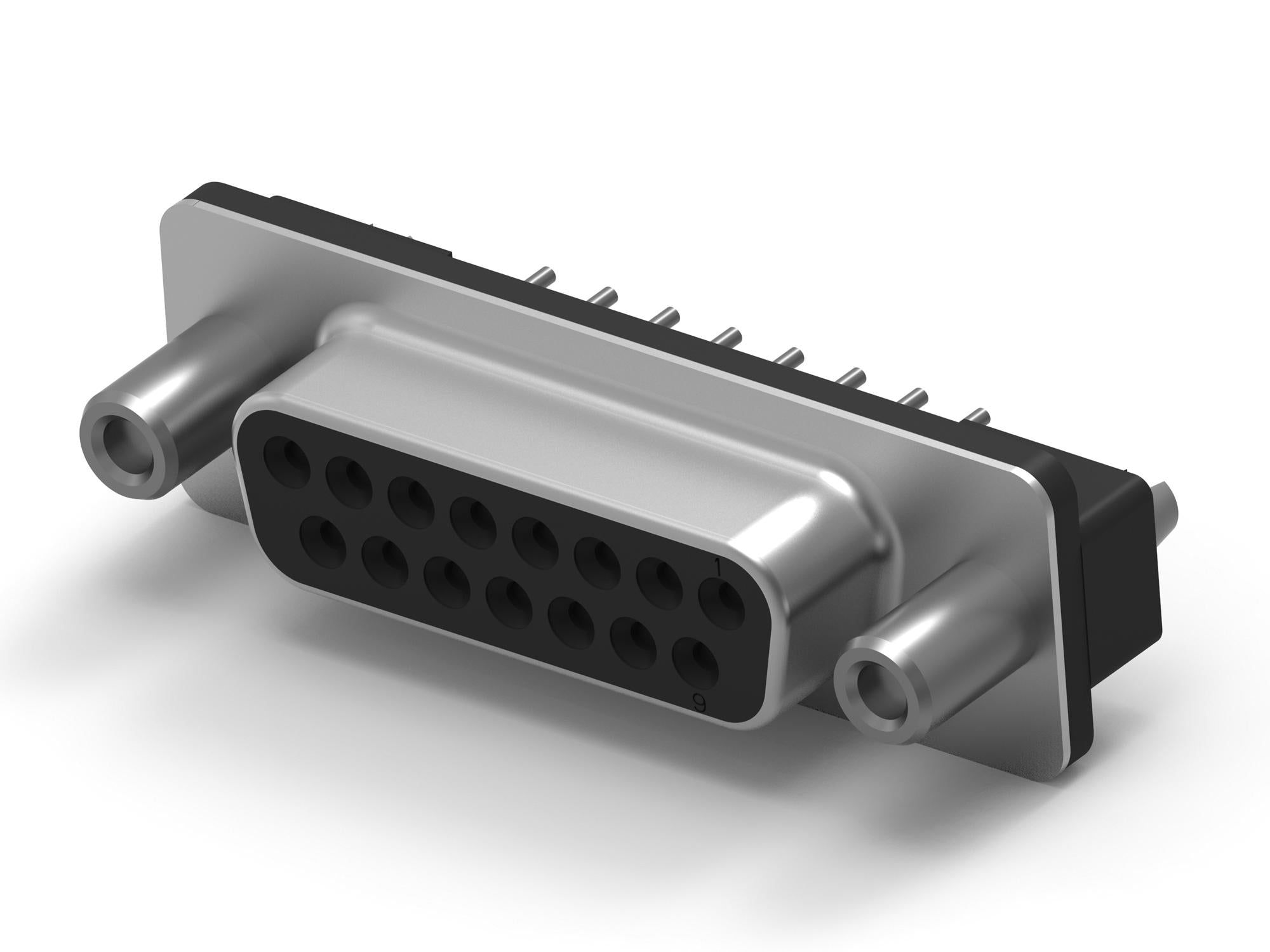 5787683-1 D SUB CONN, RCPT, DA, 15POS, SOLDER AMP - TE CONNECTIVITY