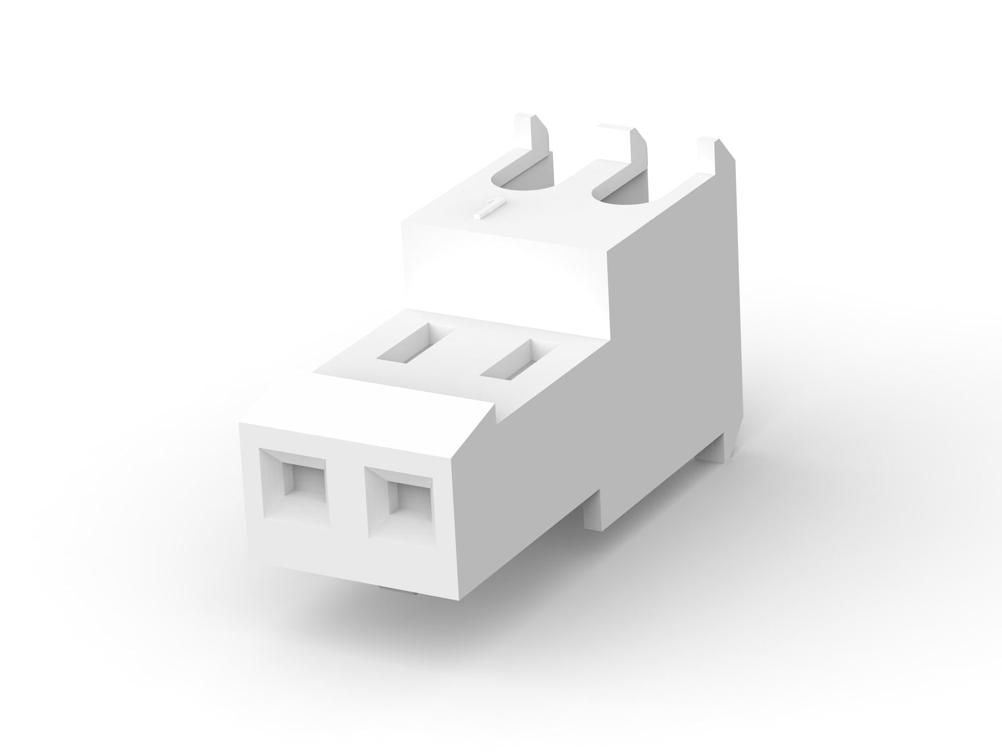 3-640621-2 WTB CONN, RCPT, 2POS, 1ROW, 2.54MM AMP - TE CONNECTIVITY