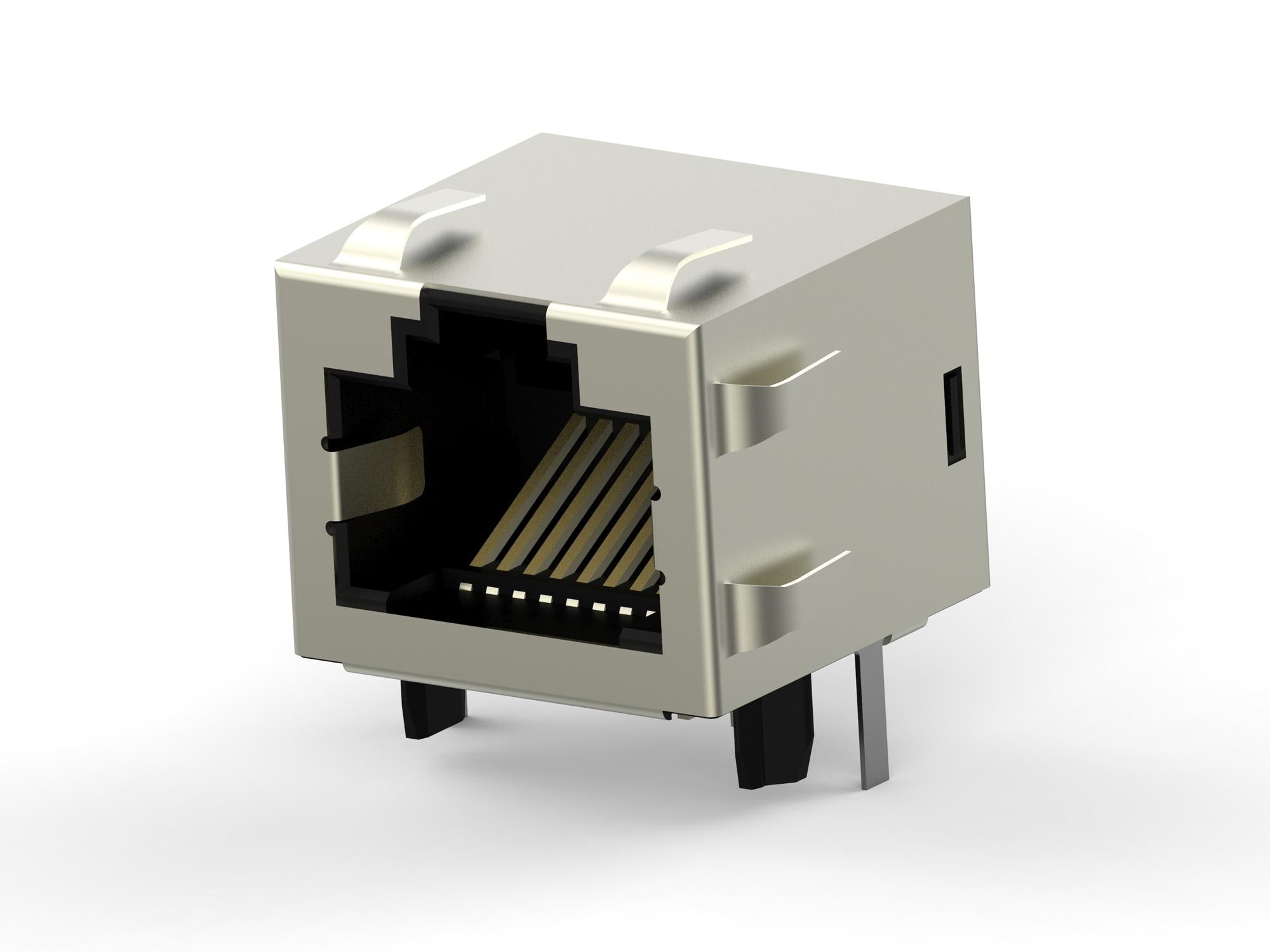 1-406541-8 RJ45 CONNECTOR, JACK, 8P8C, 1PORT, CAT5 AMP - TE CONNECTIVITY