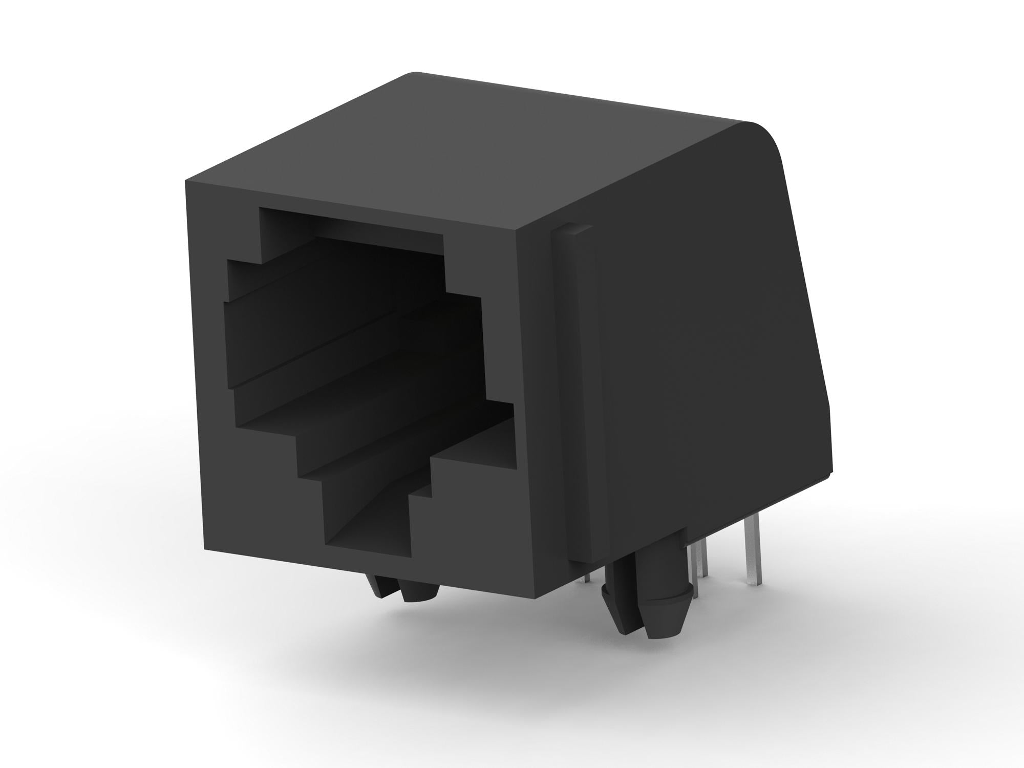 5520252-4 RJ45 CONNECTOR, JACK, 8P8C, 1PORT, CAT3 AMP - TE CONNECTIVITY