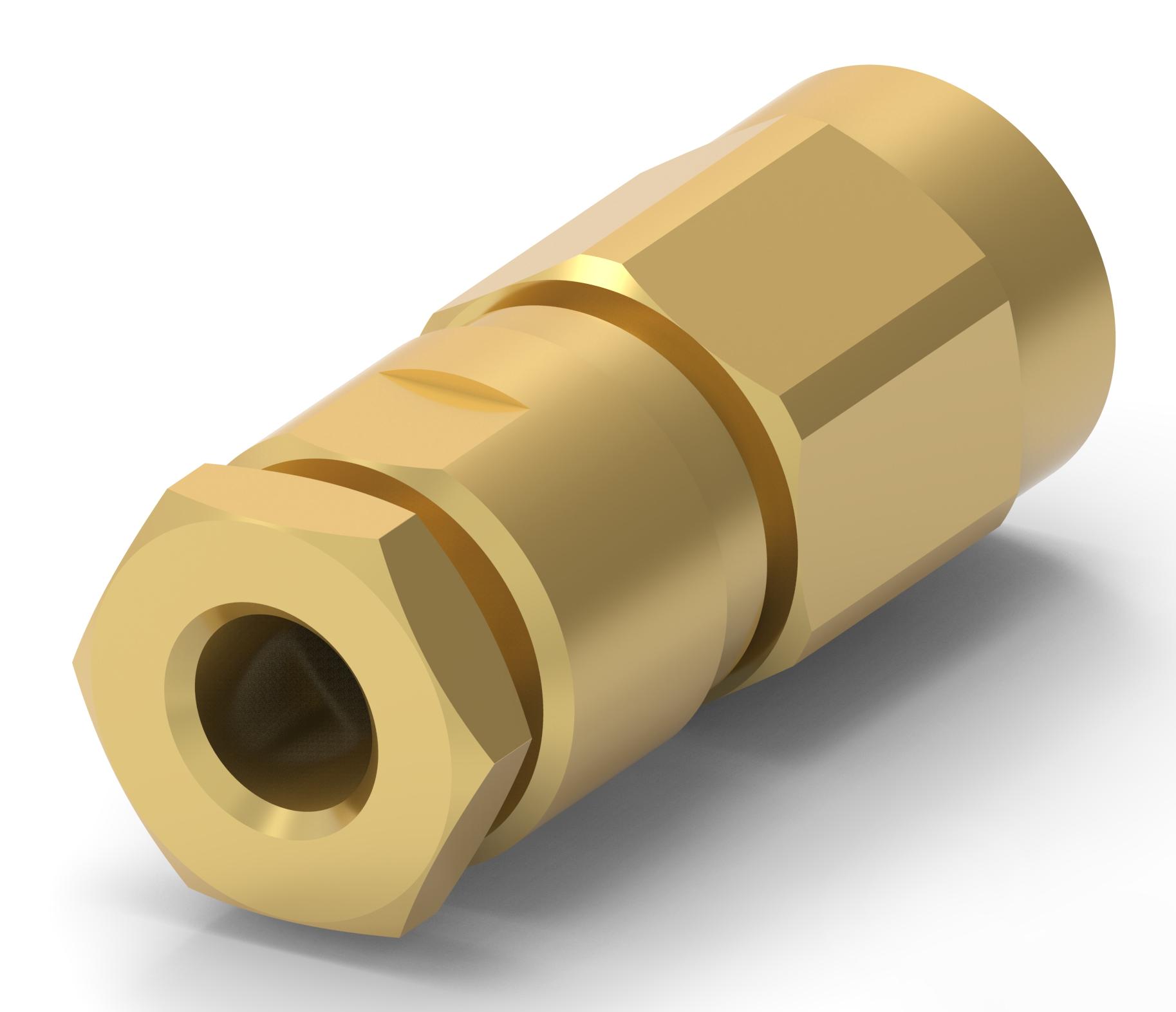 1-1337607-0 RF COAXIAL CONN, SMC PLUG, 50 OHM, CABLE GREENPAR - TE CONNECTIVITY