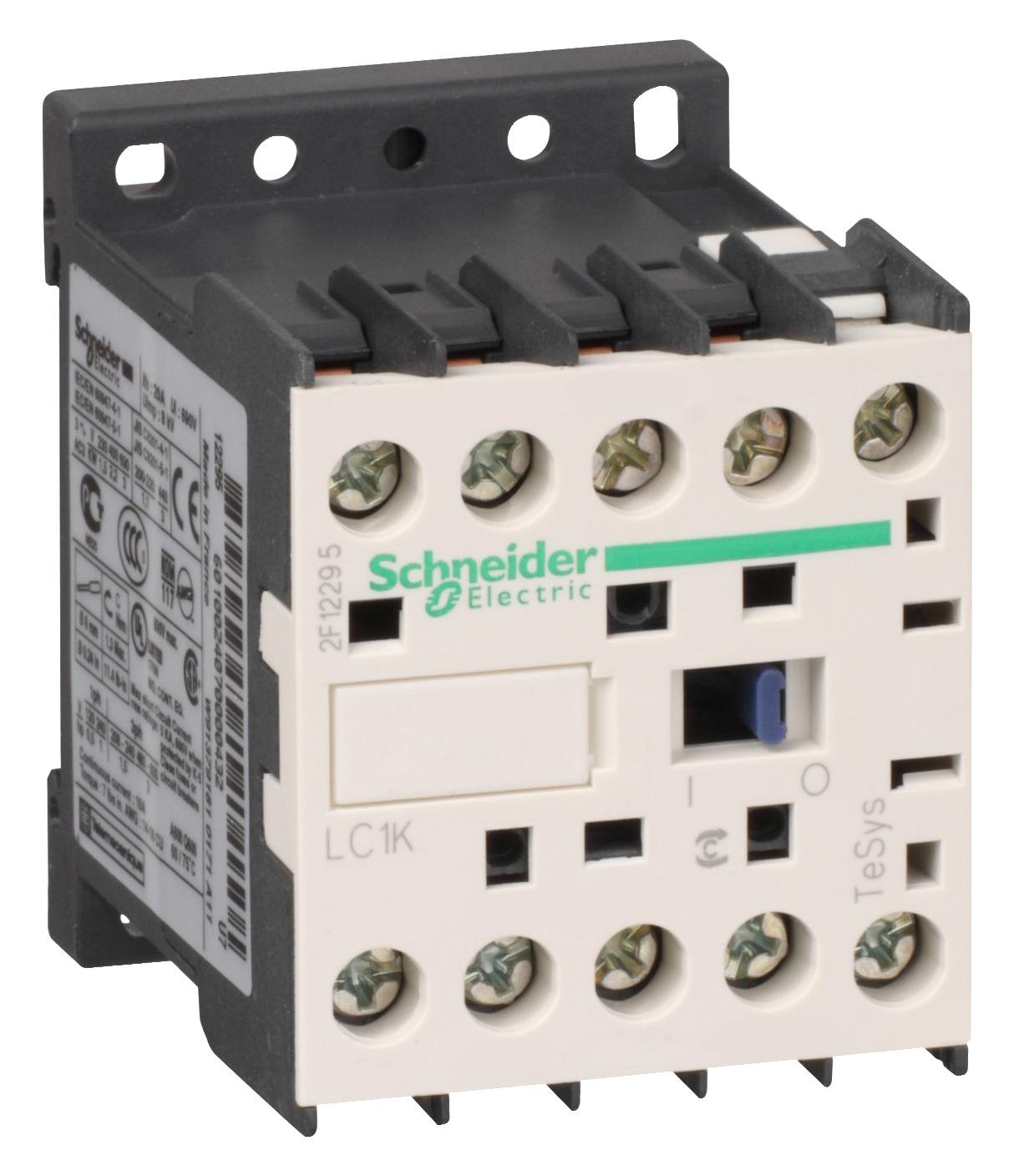 LC1K0910F72 CONTACTOR-3NO 9A AC3 POLES SCHNEIDER ELECTRIC