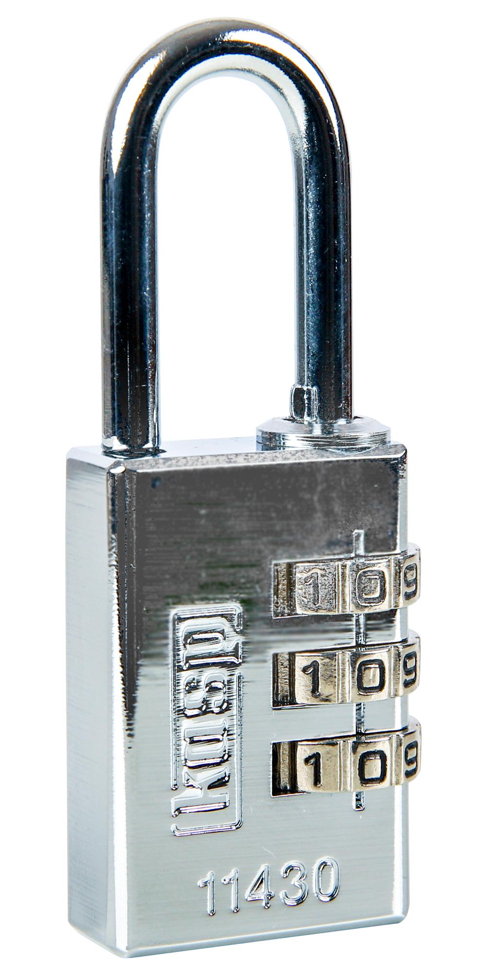 K11430D MARINE COMB PADLOCK, BRASS/SS, 30MM KASP SECURITY