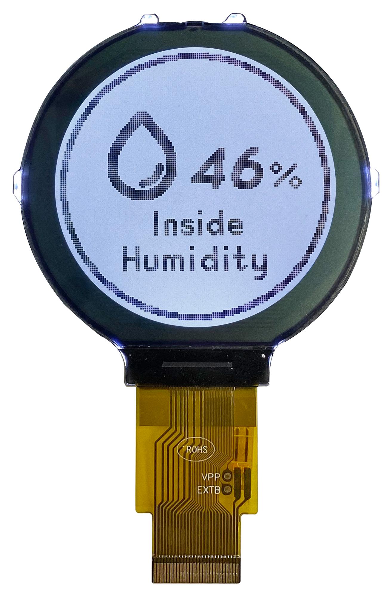 MDCOG128128B6W-FPTLW LCD DISPLAY, FSTN, 128 X 128 PIXEL, 3V MIDAS