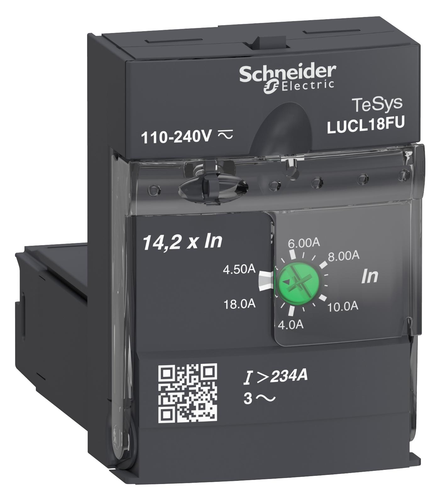 LUCL18FU M.P.4.5-18A 110-220VDC 110-240VAC SCHNEIDER ELECTRIC