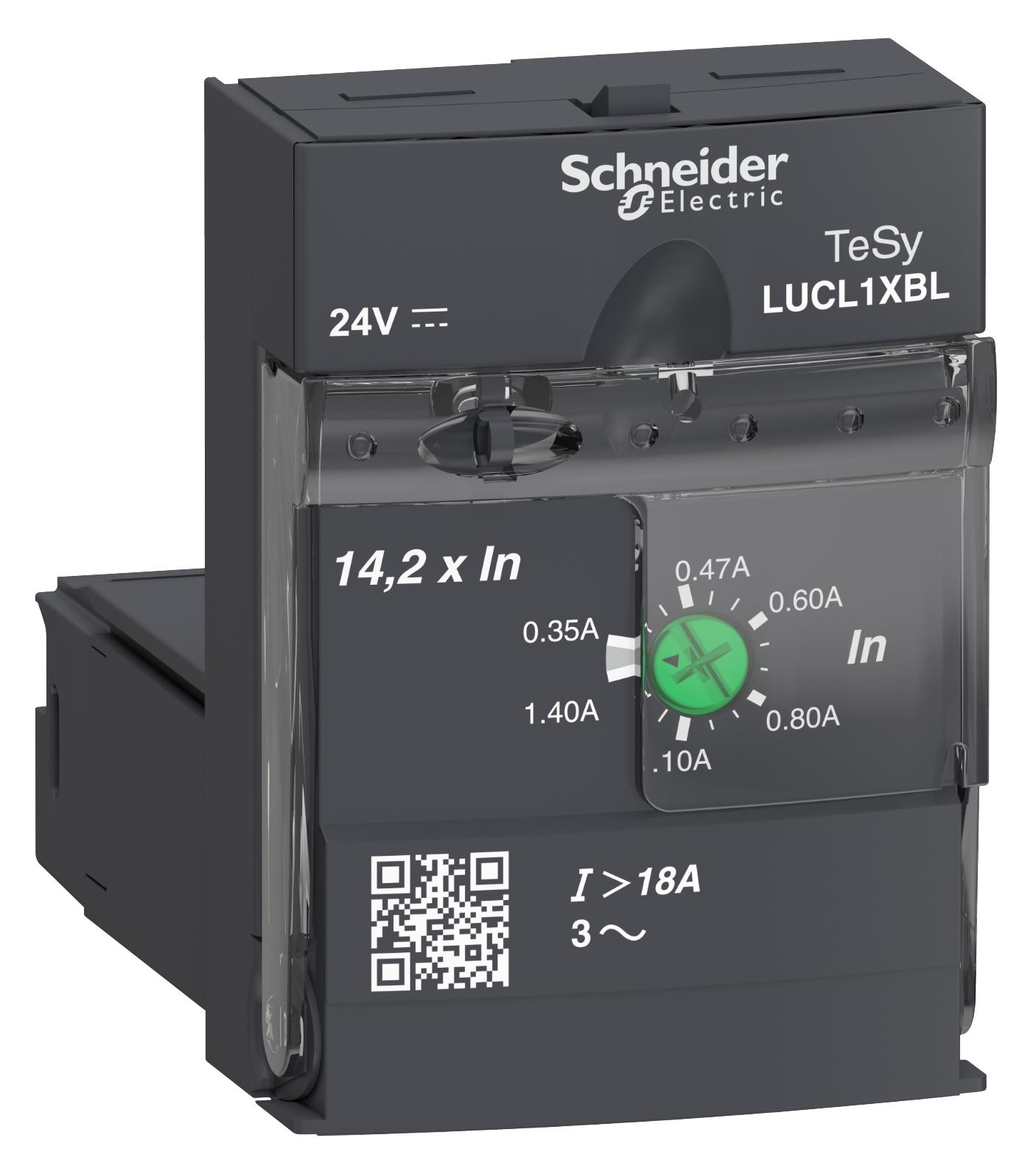 LUCL1XBL C.U MAG. PROT. 0.35 - 1.4A 24V DC SCHNEIDER ELECTRIC