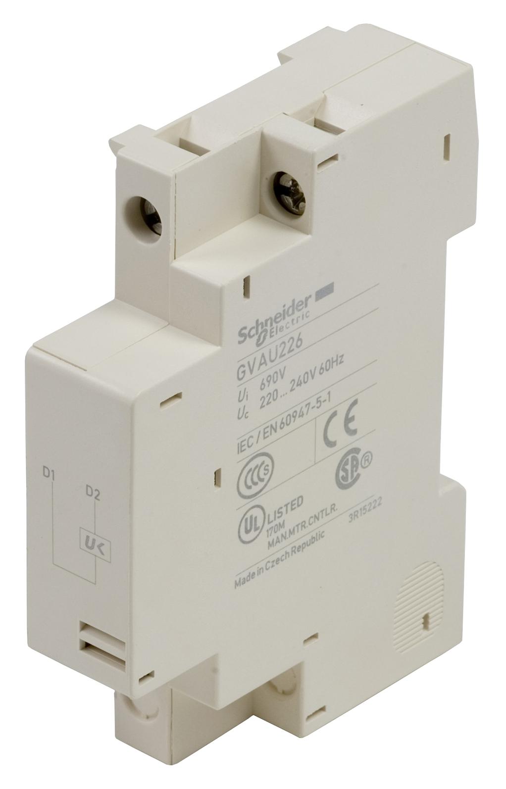 GVAU226 UNDERVOLTAGE TRIP 220V-60 SCHNEIDER ELECTRIC