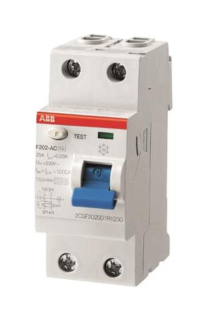 2CSF202001R2900 F202AC-100/0.1 2P RCD 100A 100MA ABB