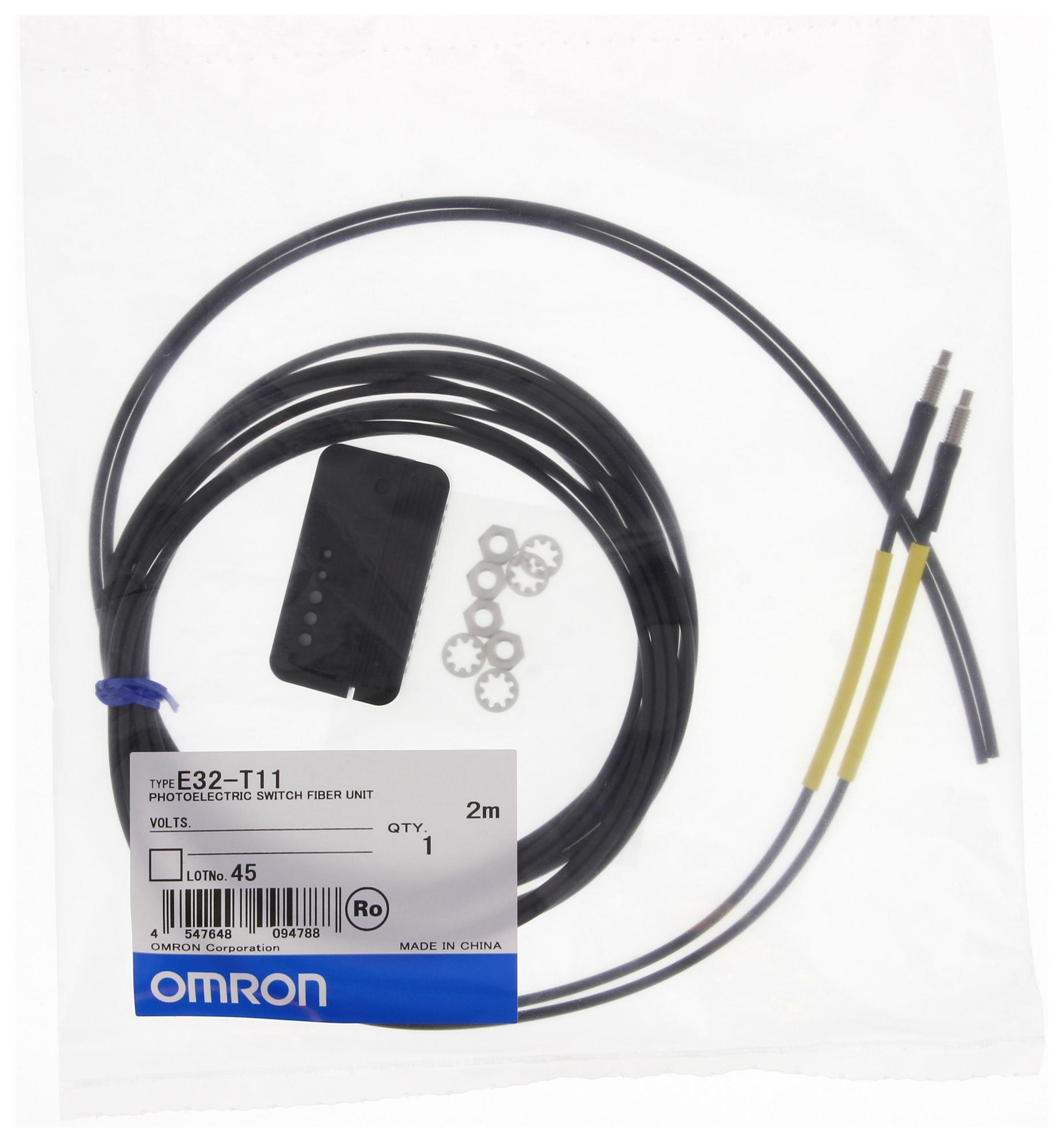 E32-T11 2M FIBRE OPTIC PHOTO SENSORS OMRON