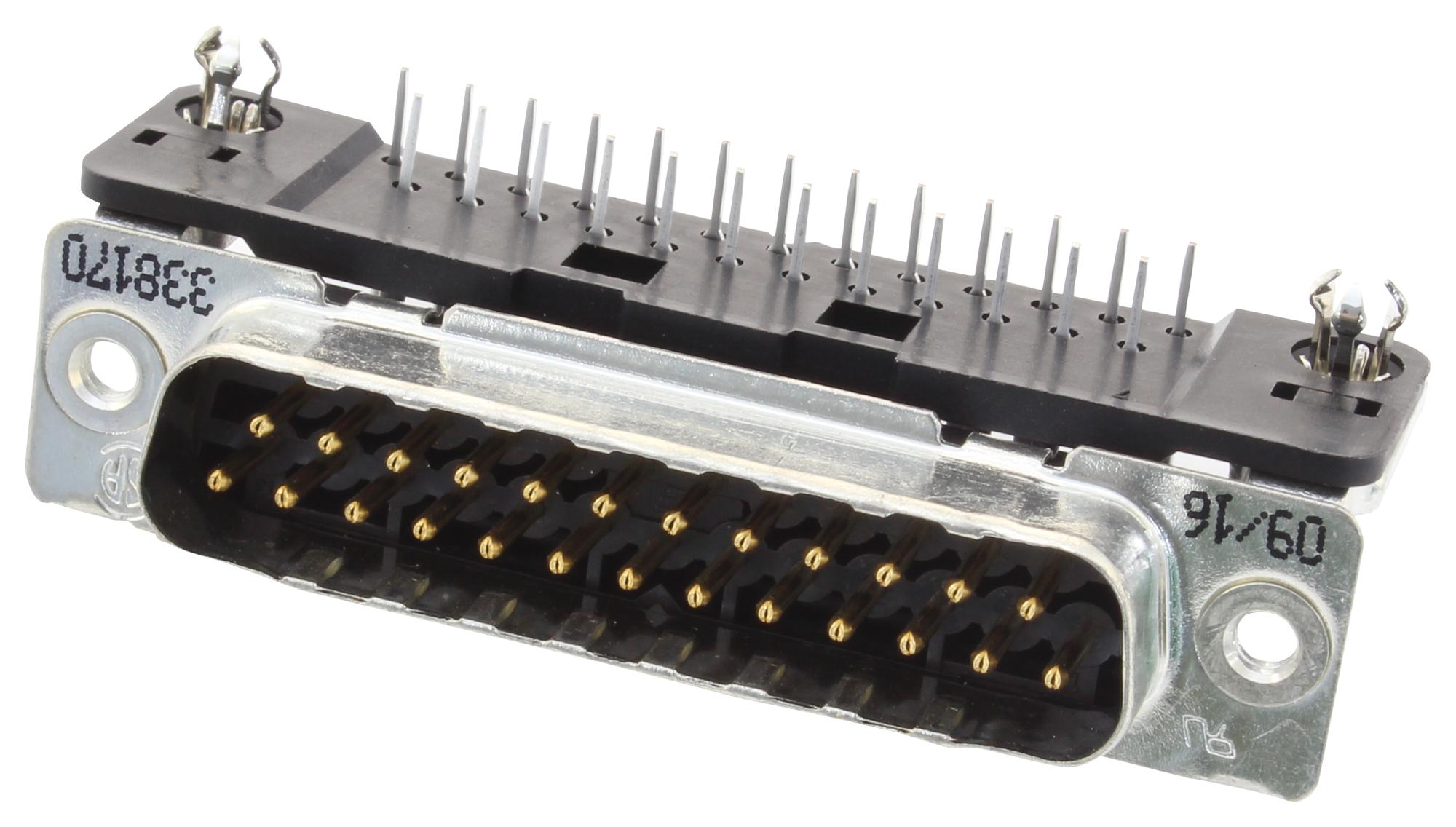 1-338170-2 PLUG, D, 40-40UNC, 25WAY AMP - TE CONNECTIVITY