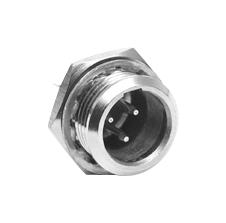 AG3MCC XLR CONN, PLUG, 3POS, PANEL AMPHENOL