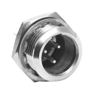 AG4MCC XLR CONN, PLUG, 4POS, PANEL AMPHENOL