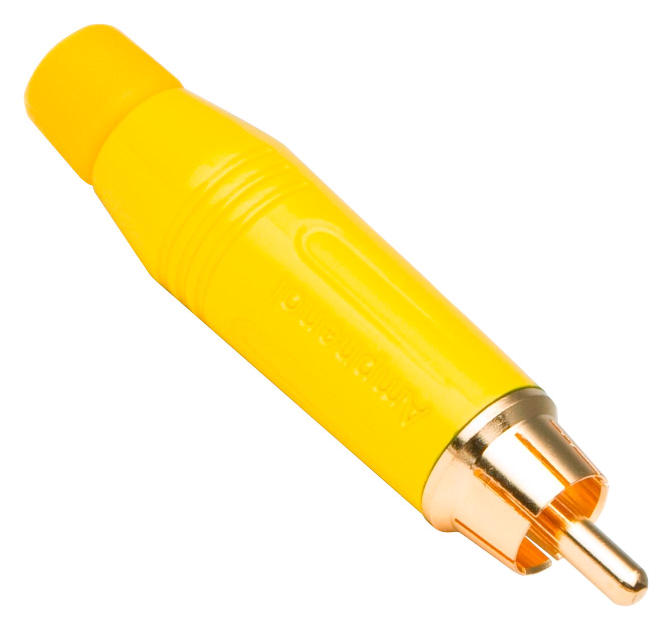 ACPRYEL RCA CONN, PLUG, 2POS, 13.8MM AMPHENOL SINE/TUCHEL