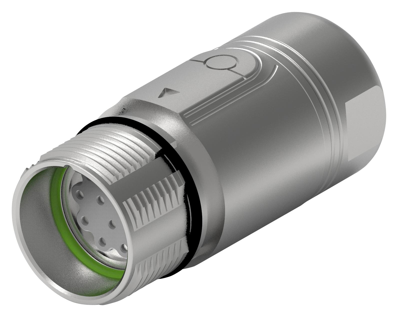 AKUA020NN00620200000 CIRCULAR CONNECTOR, RCPT, 12POS, CABLE INTERCONTEC - TE CONNECTIVITY