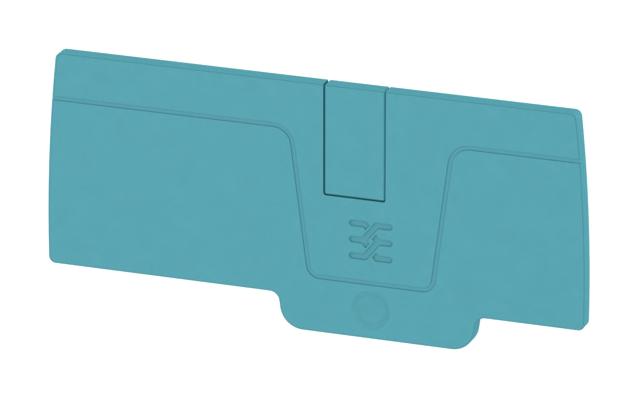 1991910000 END PLATE, 82.6MM, BLUE, TERMINAL BLOCK WEIDMULLER