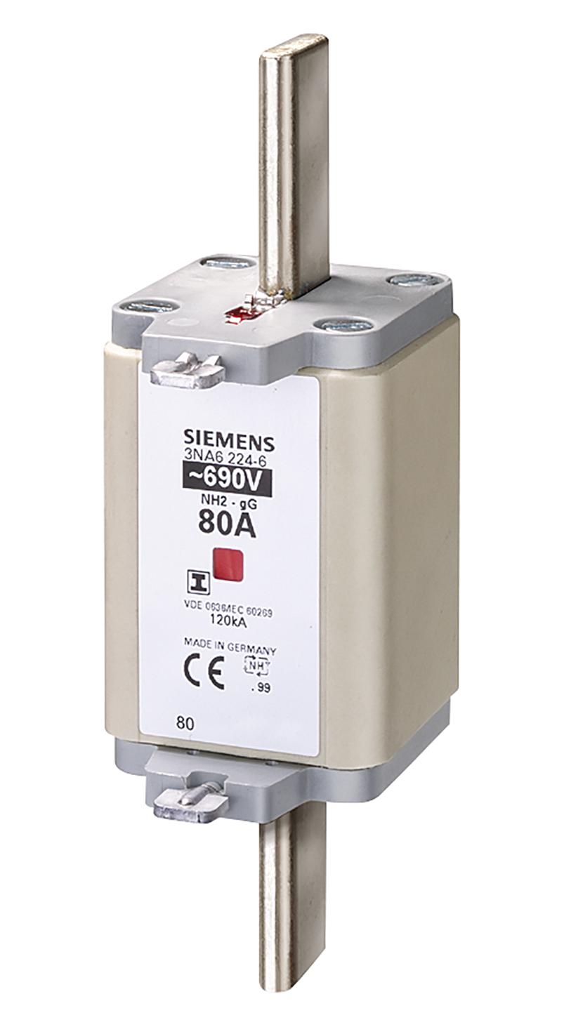 3NA6232-6 HRC FUSE, 125A, 690VAC, 440VDC, BLADE SIEMENS