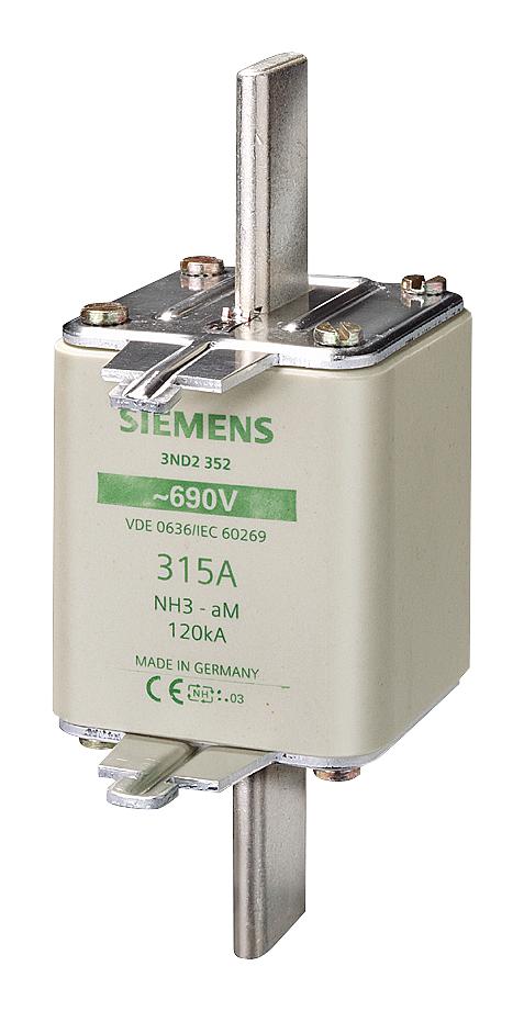 3ND1365 HRC FUSE, 500A, 690VAC, 440VDC, BLADE SIEMENS