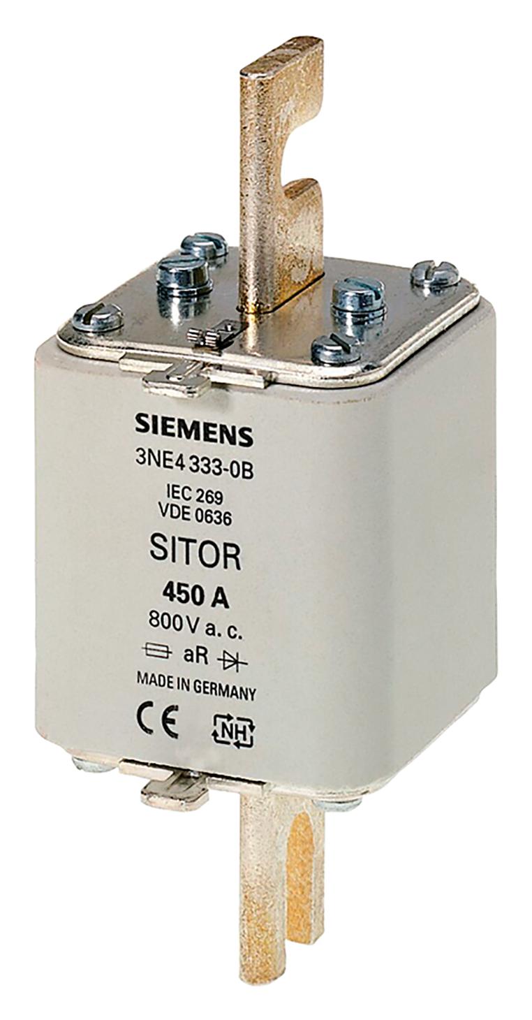 3NE4334-0B HRC FUSE, 500A, 800VAC, 440VDC, BLADE SIEMENS