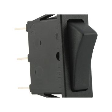 MP004413 ROCKER SW, SPDT, 16A, 250VAC, BLK, PANEL MULTICOMP PRO