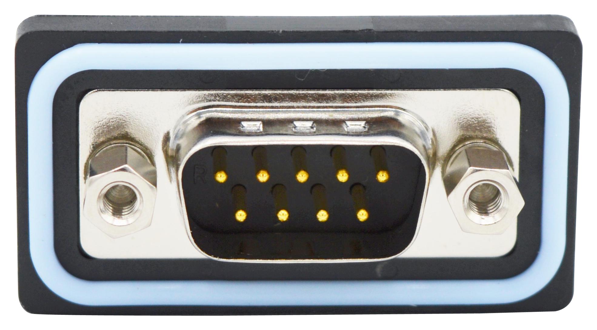 SDF-R09-113L012 D SUB CONN, R/A PLUG, DE, 9POS, SOLDER NORCOMP