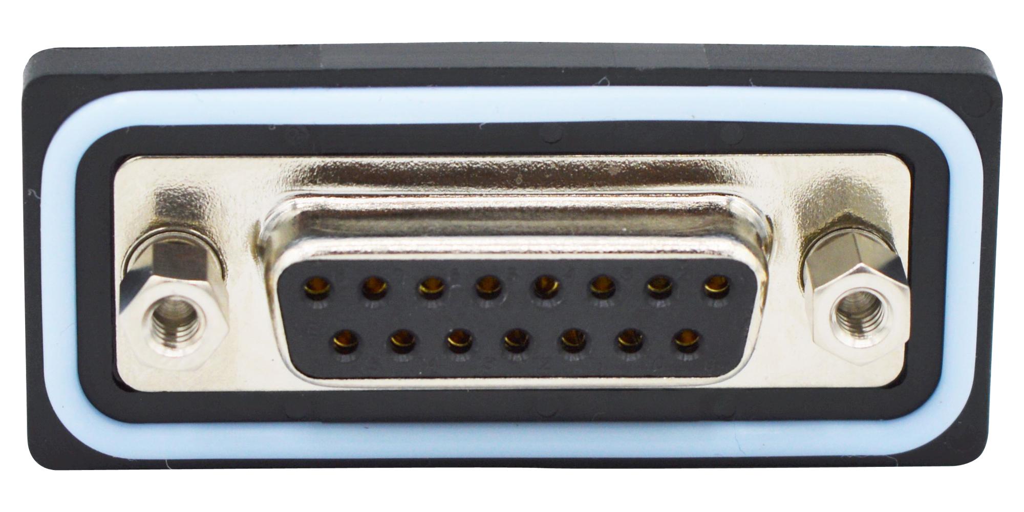 SDF-R15-213L012 D SUB CONN, R/A RCPT, DA, 15POS, SOLDER NORCOMP